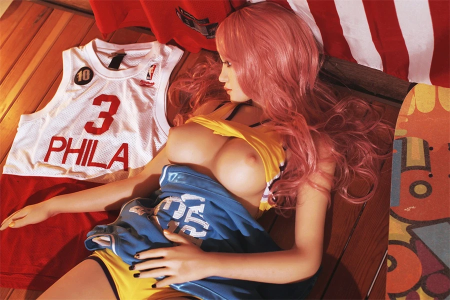 Pink Hair Basketball Baby Sex Doll Remy 168cm