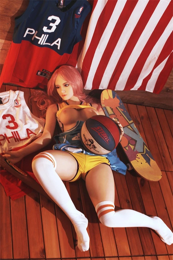 Pink Hair Basketball Baby Sex Doll Remy 168cm