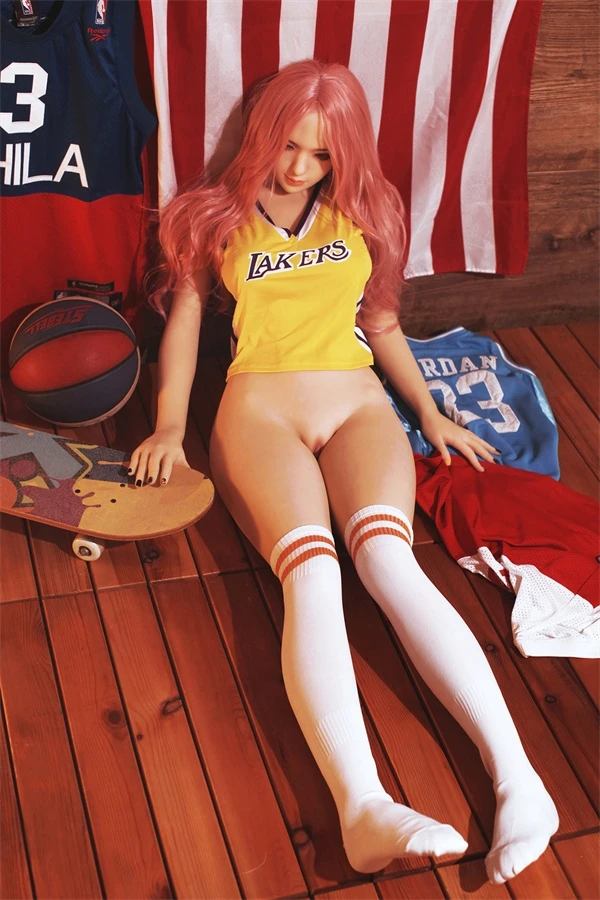 Pink Hair Basketball Baby Sex Doll Remy 168cm