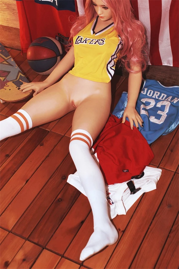Pink Hair Basketball Baby Sex Doll Remy 168cm