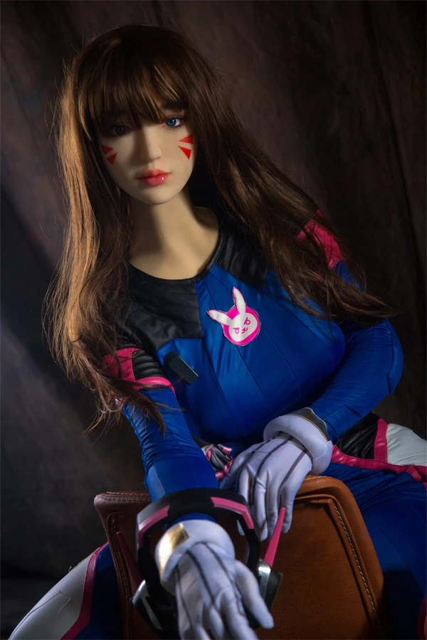 Lifelike Overwatch COS DVA Sex Doll Shelby 168cm
