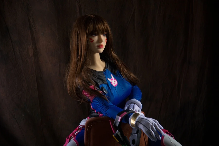 Lifelike Overwatch COS DVA Sex Doll Shelby 168cm
