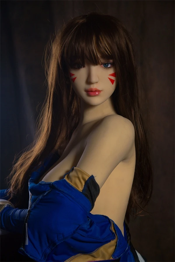 Lifelike Overwatch COS DVA Sex Doll Shelby 168cm