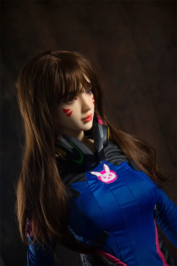Lifelike Overwatch COS DVA Sex Doll Shelby 168cm