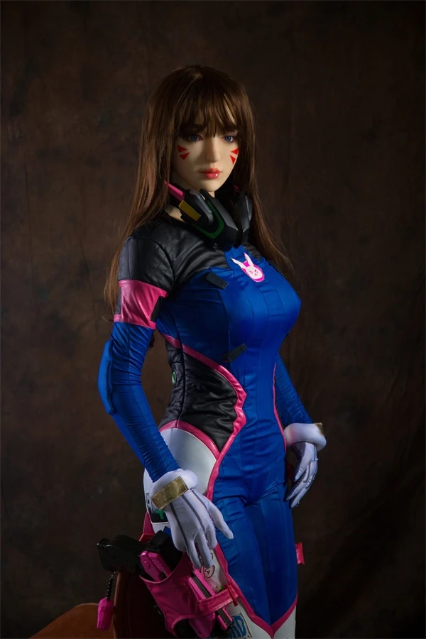 Lifelike Overwatch COS DVA Sex Doll Shelby 168cm