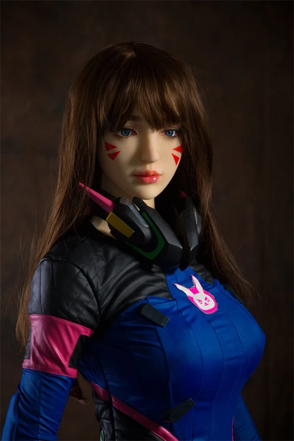 Lifelike Overwatch COS DVA Sex Doll Shelby 168cm