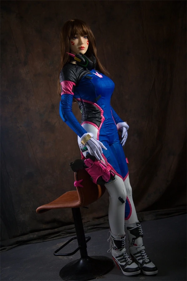 Lifelike Overwatch COS DVA Sex Doll Shelby 168cm