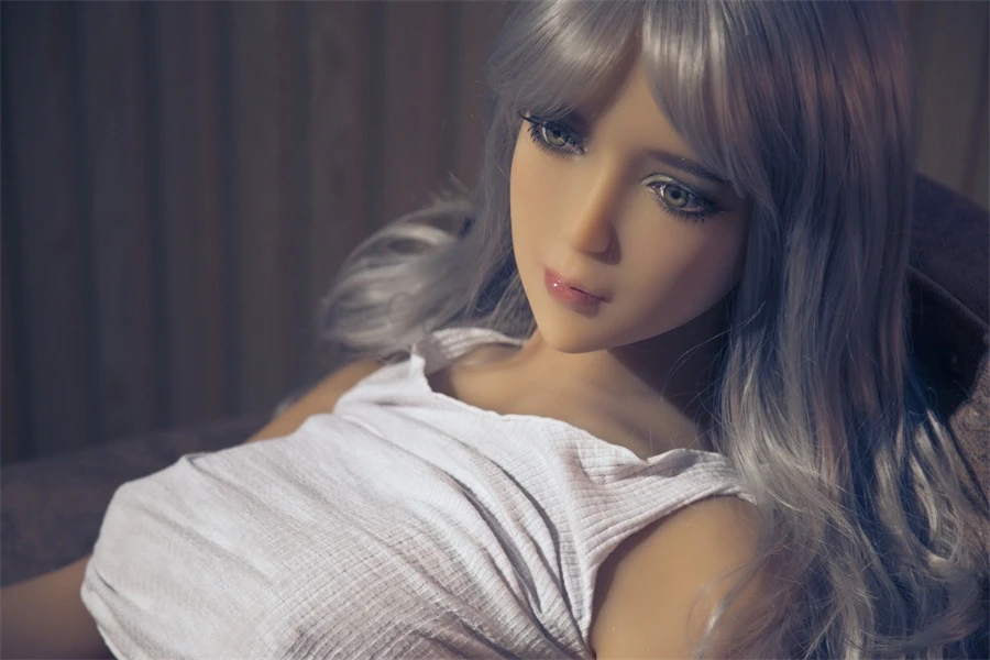 Life-Size Silver Long Hair Mature Sex Doll Rory 170cm