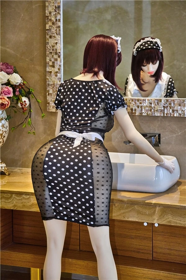 Hyper Realistic BBW Maid Cosplay Sex Doll Hellen 170cm