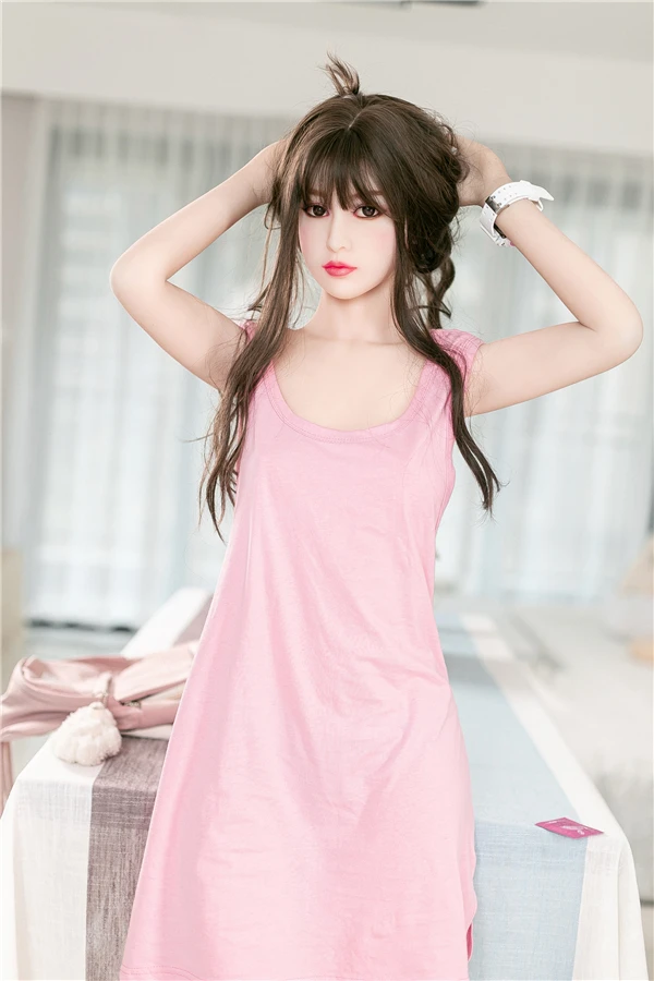 White Skin Small Boobs Japanese Sex Doll Aubrielle 158cm