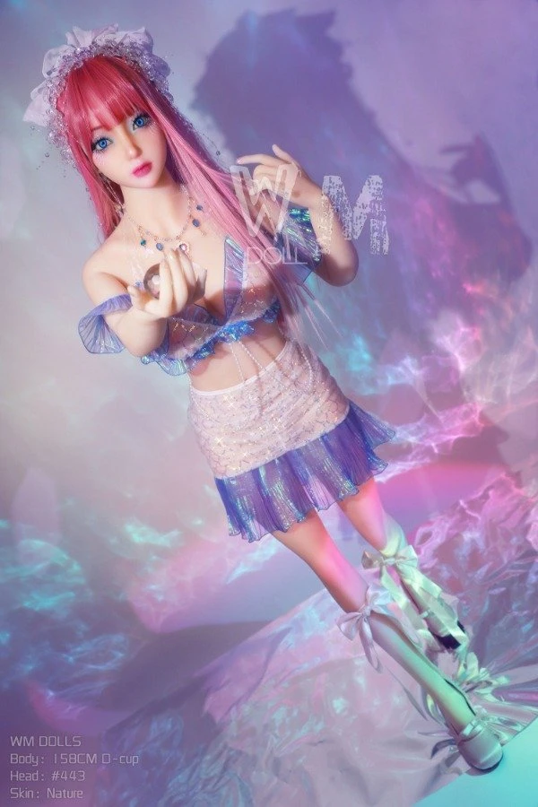 Beautiful Pink Hair Sex Doll Emory 158cm