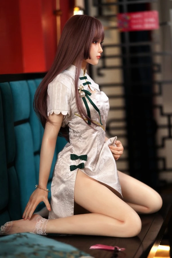 Charming Cheongsam Long Hair Sex Doll Isabel 158cm